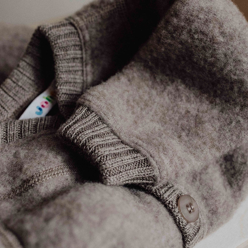 joha Baby Woll Overall Wollfleece sesam