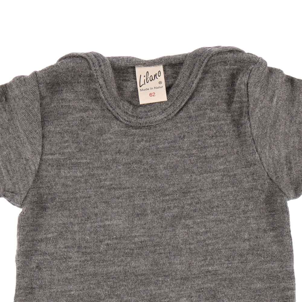 Lilano Baby Strampler mit Fuß Wolle Seide versch. Farben