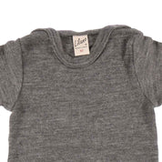 Lilano Baby Strampler mit Fuß Wolle Seide versch. Farben