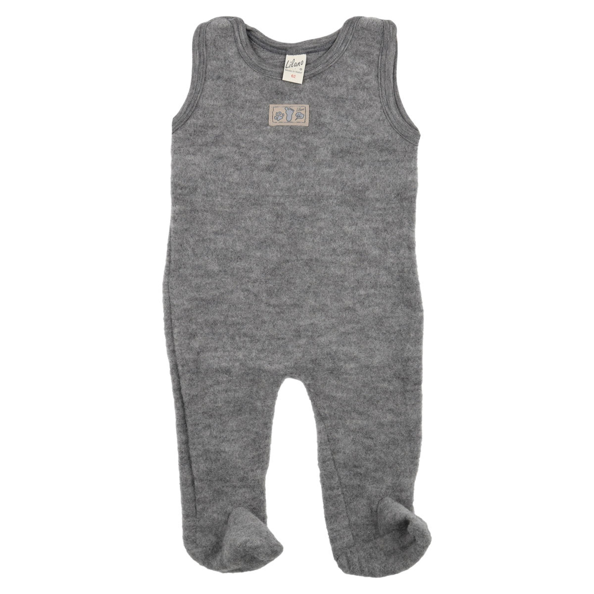 Lilano Baby Strampler Wollfrottee Plüsch verschiedene Farben