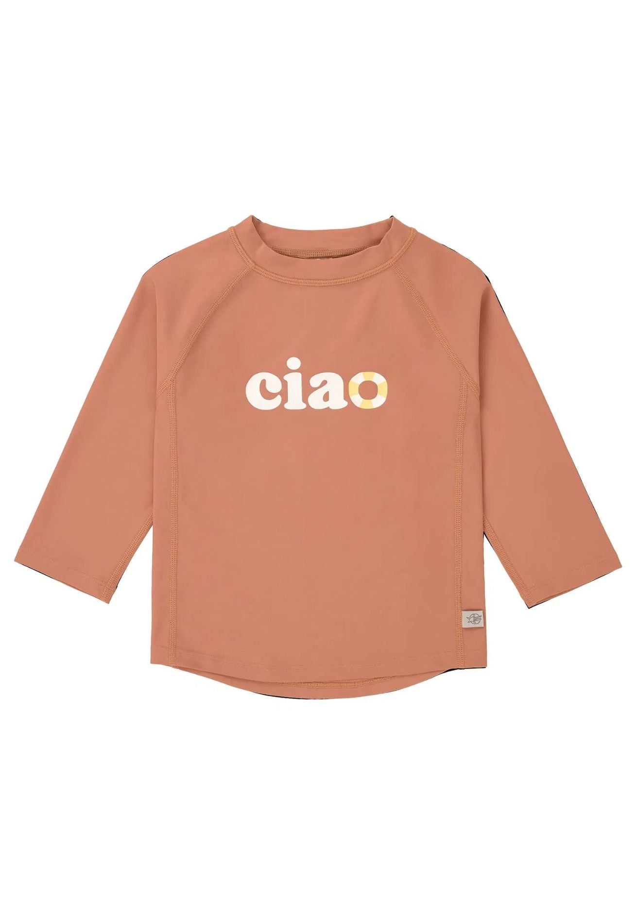 Lässig UV Shirt langarm unisex Ciao in terracotta