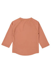 Lässig UV Shirt langarm unisex Ciao in terracotta