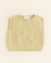 Hvid Merino Strickpullunder "Helle" für Frauen in light yellow