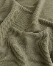Hvid Merino Babydecke "Gust" in artischok