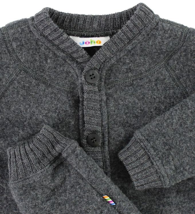 joha Baby Woll Overall Wollfleece dunkelgrau