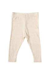 Wooly organic Tencel Leinen Leggings ecru melange