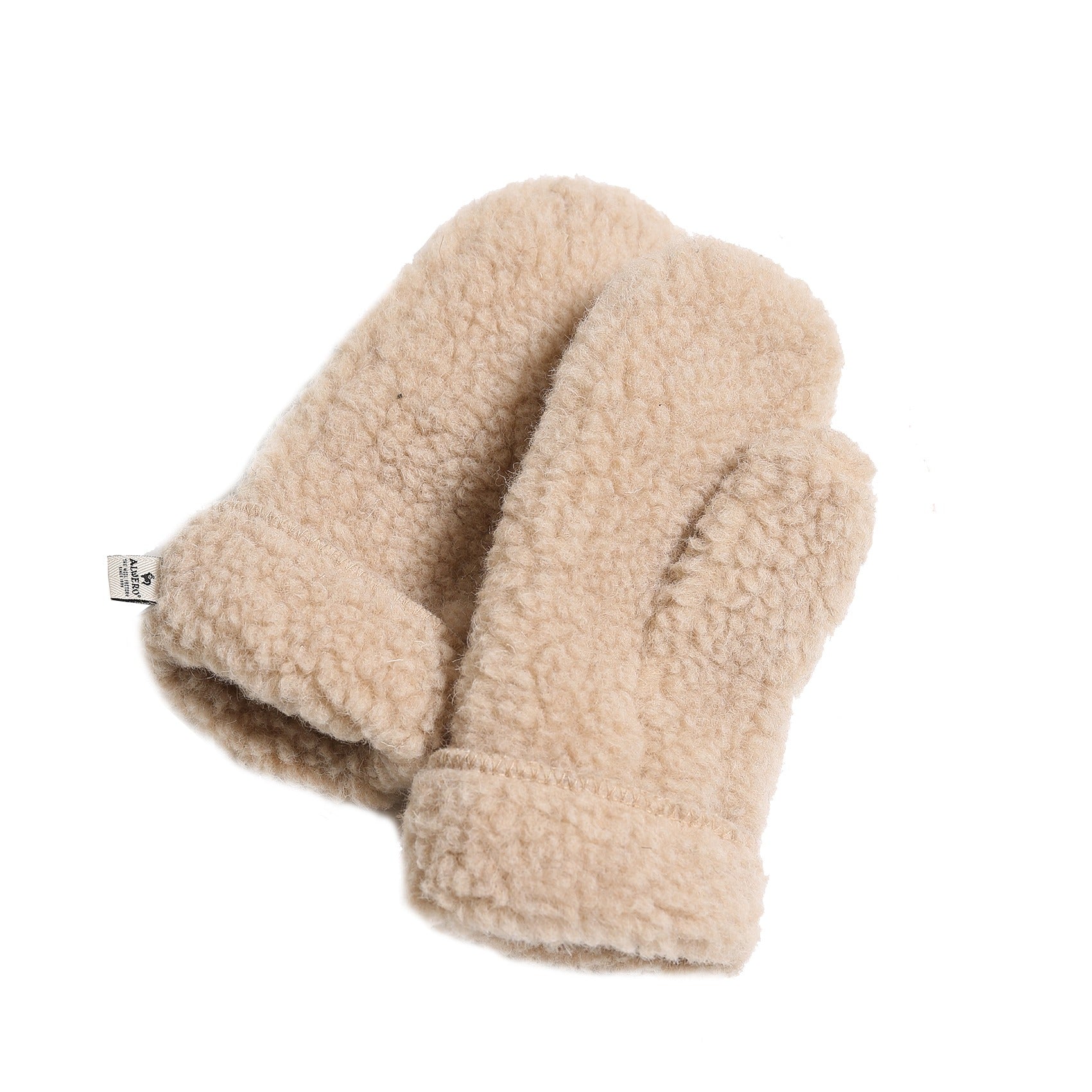 Alwero Woll Handschuhe Erwachsene in beige