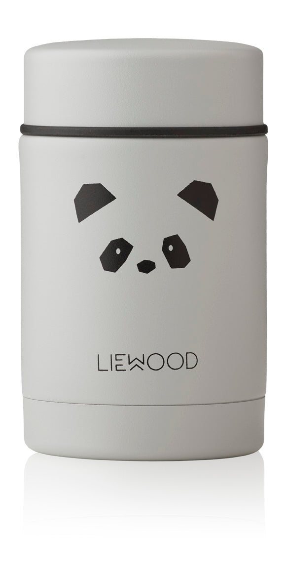 Liewood  Nadja Thermobehälter "Panda light grey"