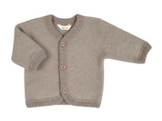 joha Merino Wollfleecejacke sesam melange
