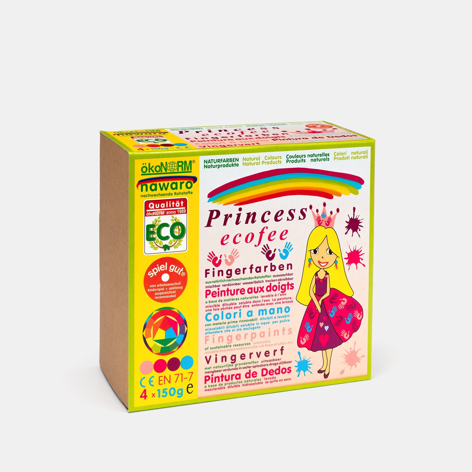 Fingerfarben Princess ecofee Ökonorm