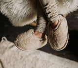 Alwero Hausschuhe Ballerina Junior beige