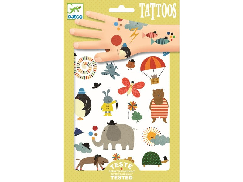 djeco Tattoos "Pretty Little things" Tiere