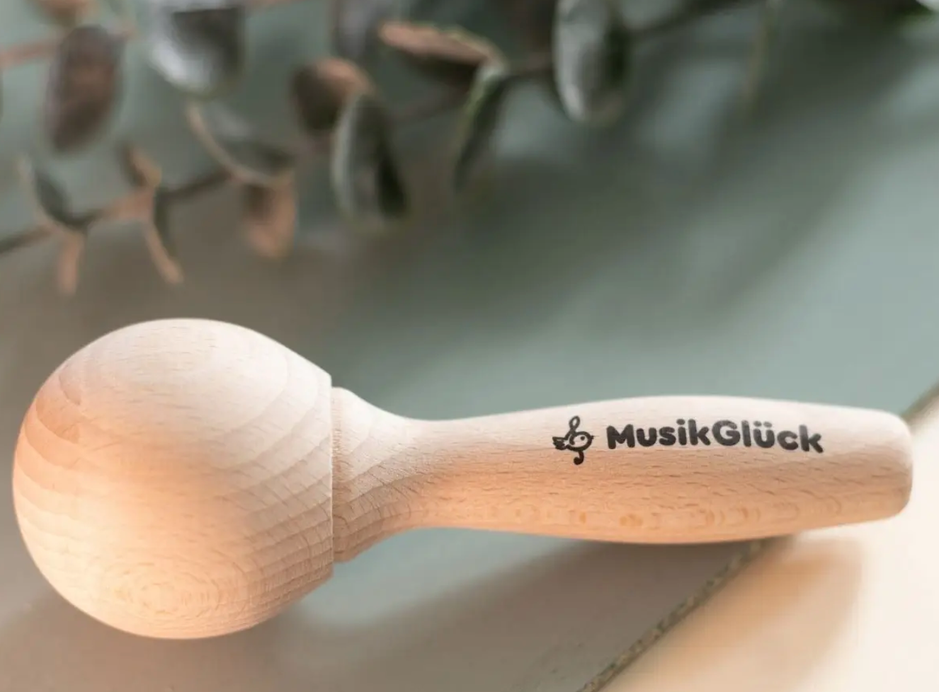 Musikglueck Montessori Bio Maracas Rassel