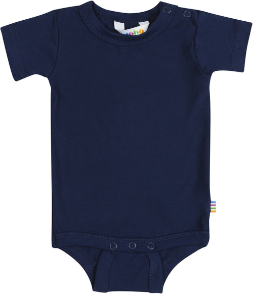 Joha Bio Bambus Body kurzarm unisex dunkelblau