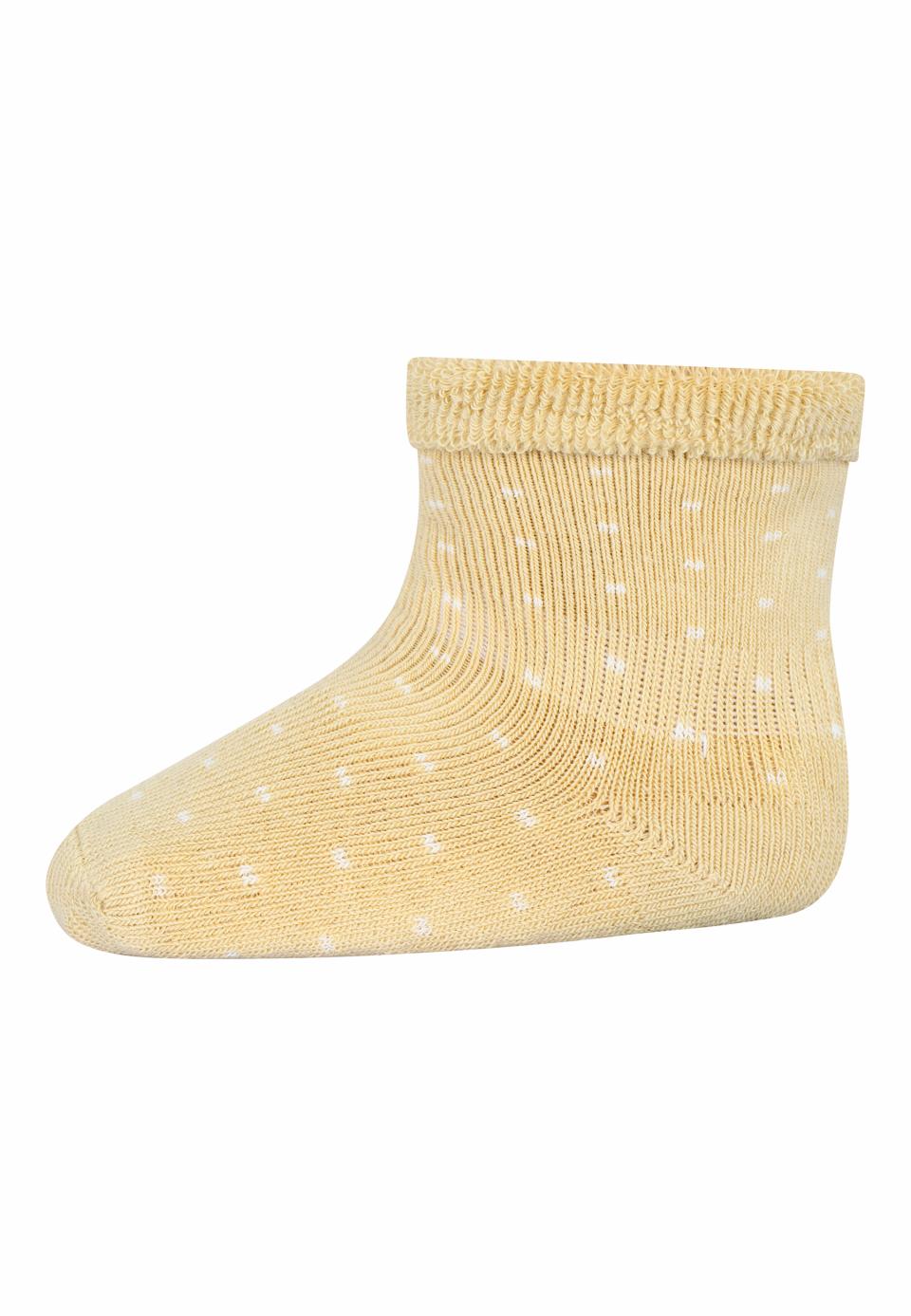 mp Baby Baumwoll Socke "gelb gepunktet"