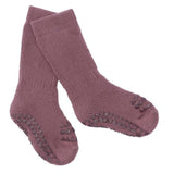 gobabygo Antirutsch Socken Baumwolle misty plum