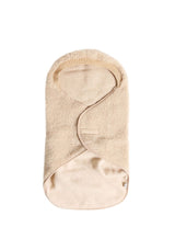 Alwero Bio Woll Baby Einschlagdecke Maxi Cosi beige