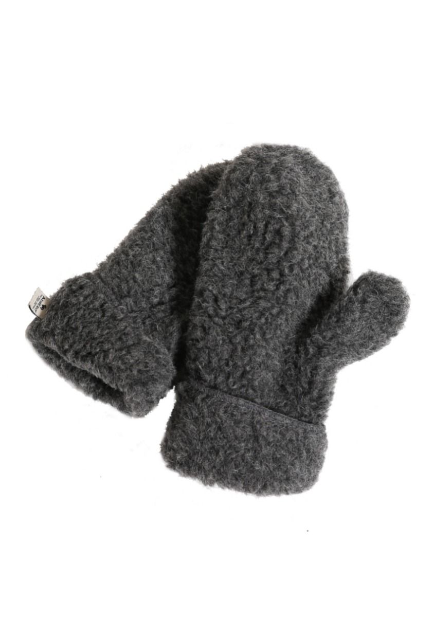 Alwero Erwachsenen Woll Handschuhe in dunkelgrau – coucou natur