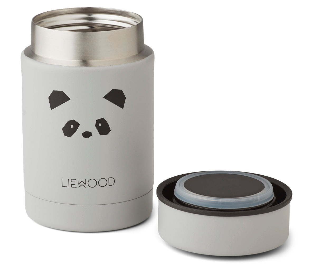 Liewood  Nadja Thermobehälter "Panda light grey"