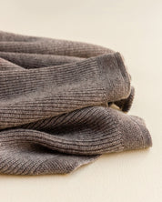 Hvid Merino Babydecke "Felix" otter