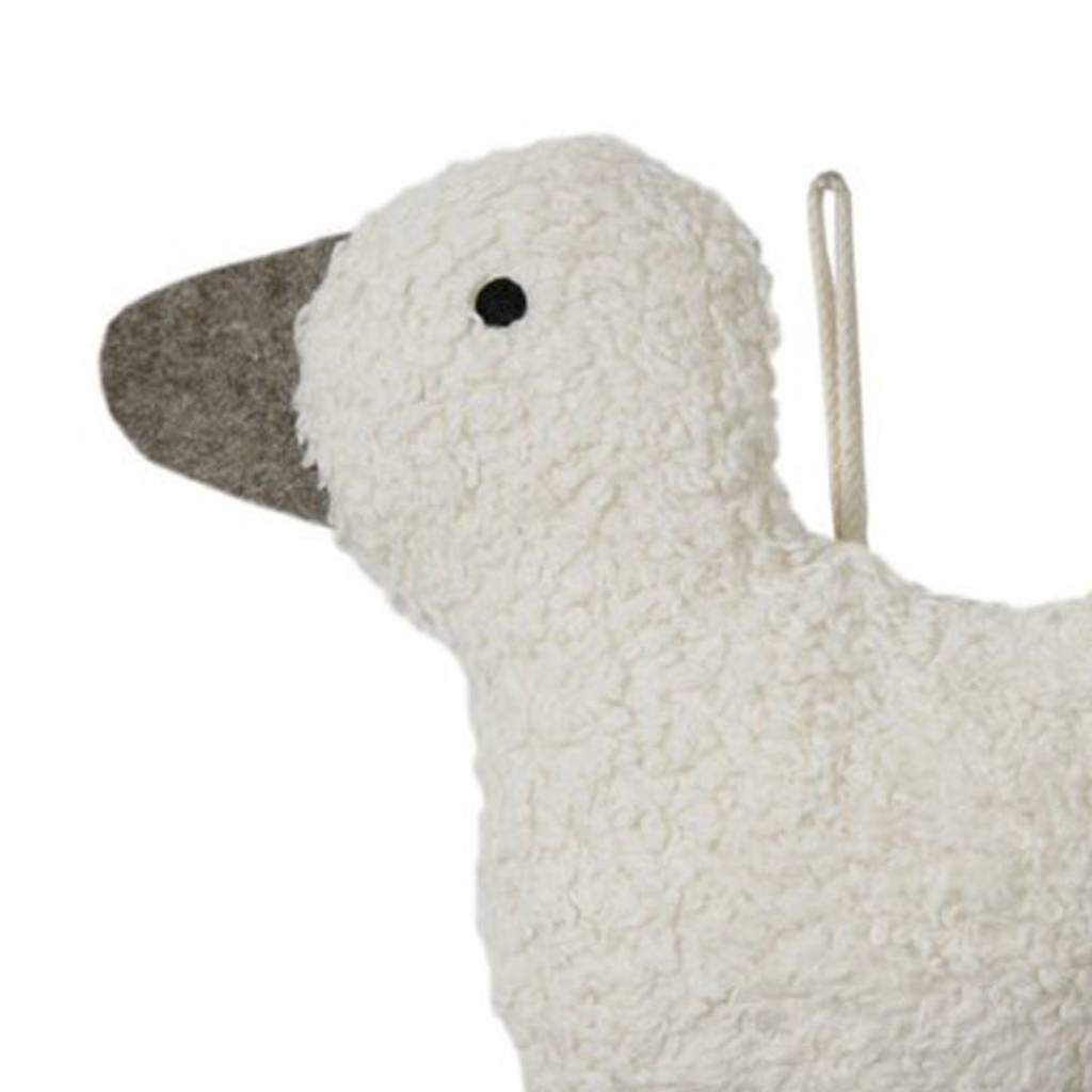 Kuscheltier Ente weiß von Efie · Bio Spielzeug