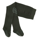 gobabygo Baby Bio-Baumwoll Krabbelstrumpfhose forest green