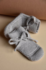 Lille Toni Merino Babyschuhe "Toni" grey melange